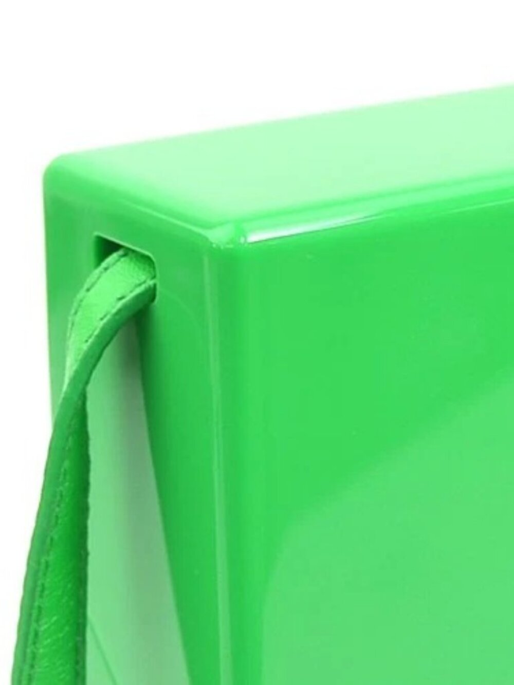 Auth BOTTEGAVENETA Daisy Shoulder Bag Green Acrylic/Leather - h31495a - Picture 6 of 11